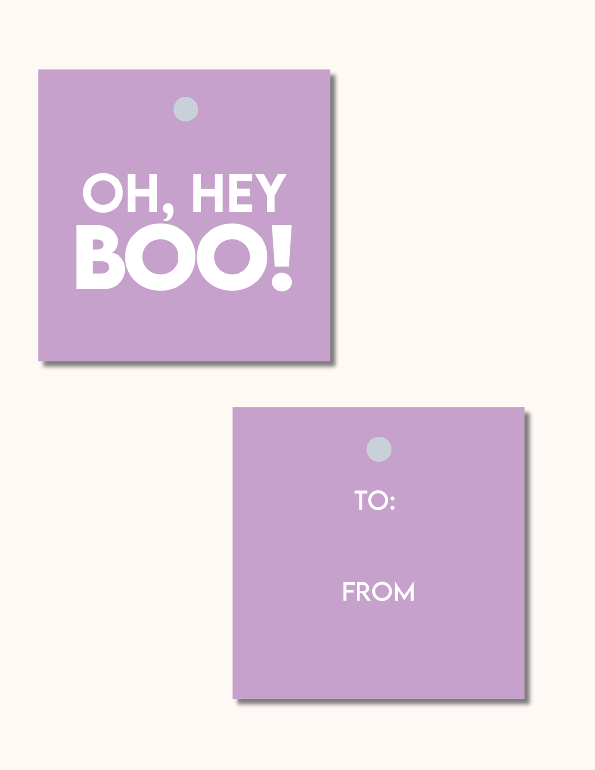 Hey Boo Halloween Tag