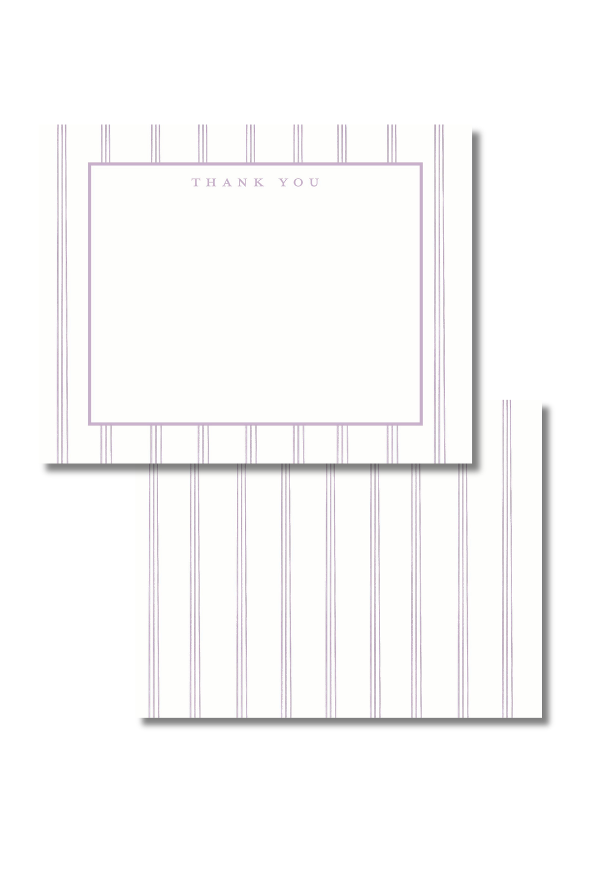 Pastel Stripe Thank You Note