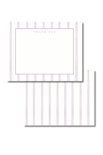 Pastel Stripe Thank You Note