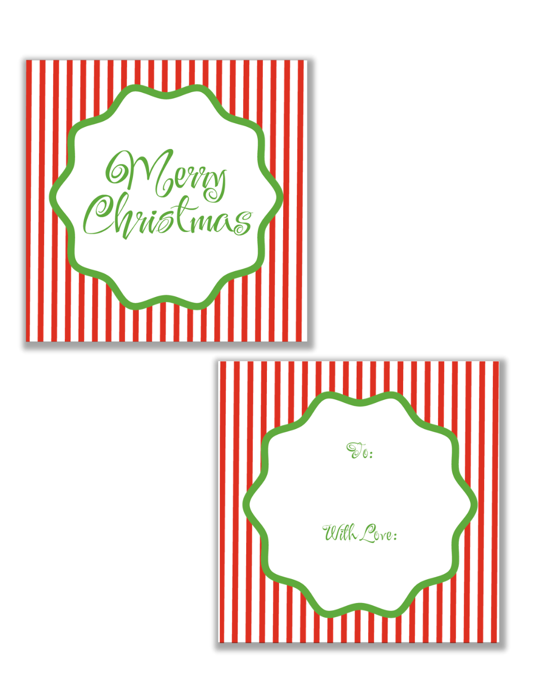 Festive Christmas Gift Tag