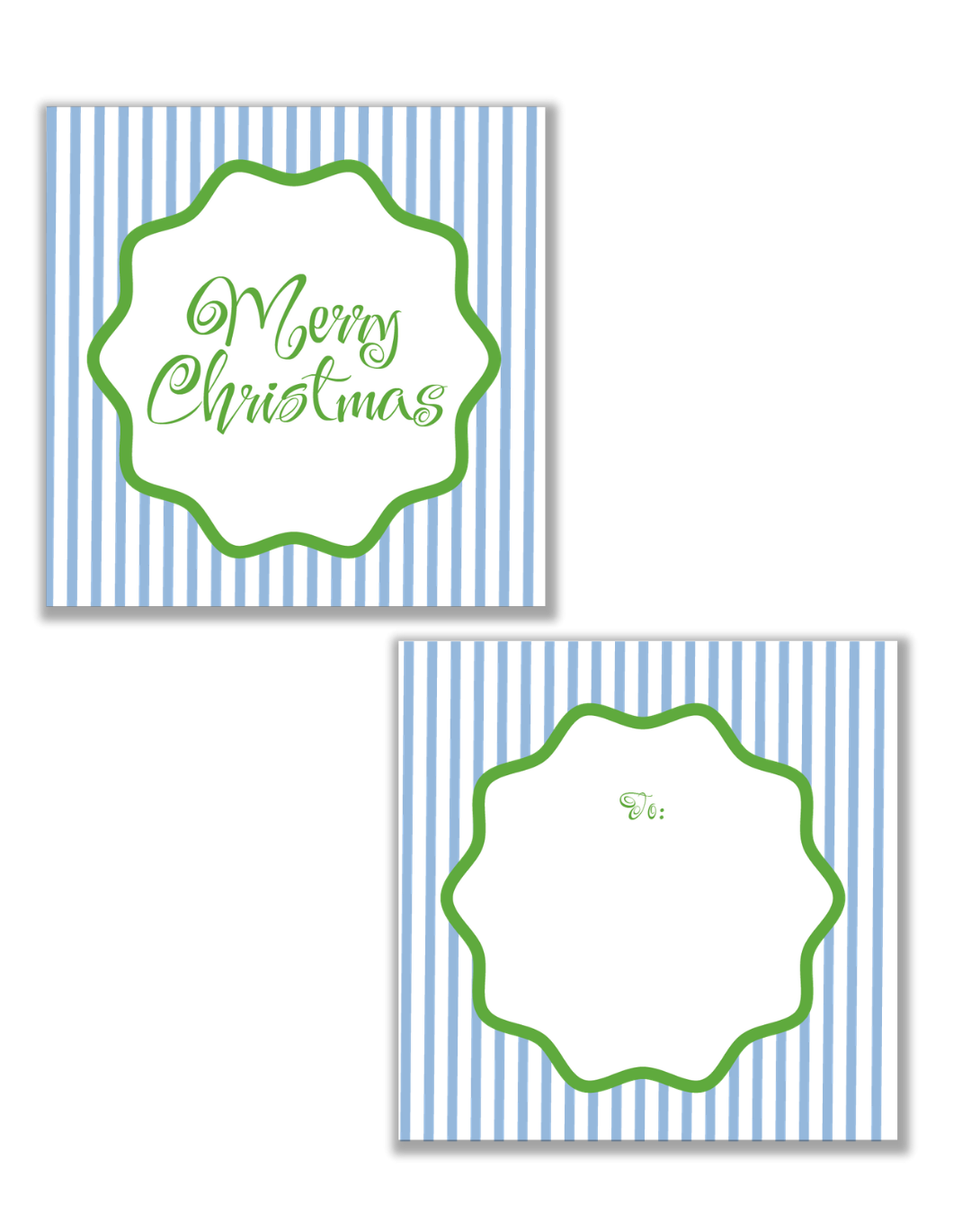 Festive Christmas Gift Tag