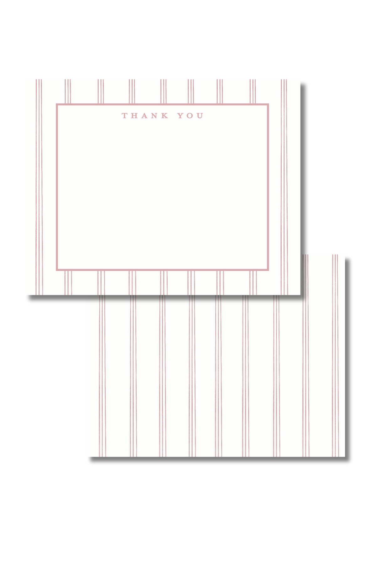 Pastel Stripe Thank You Note