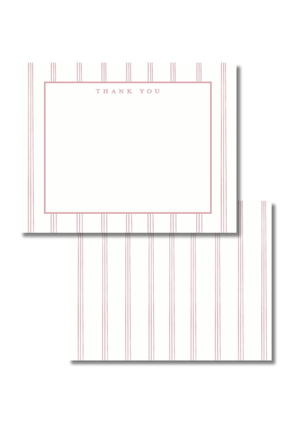 Pastel Stripe Thank You Note