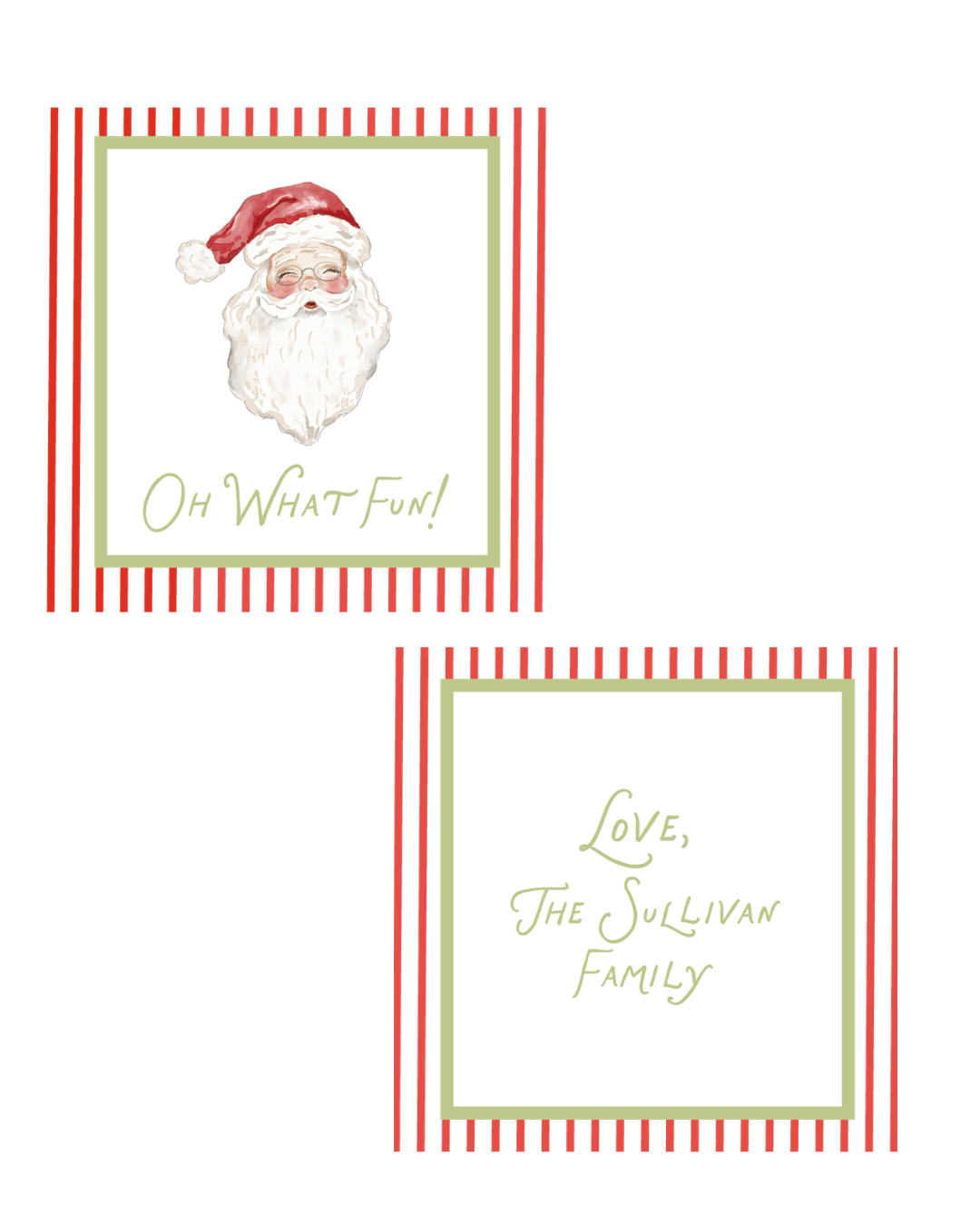 Santa Gift Tag