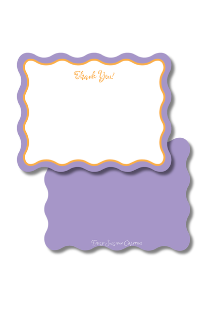 Funky Wave Thank You Note