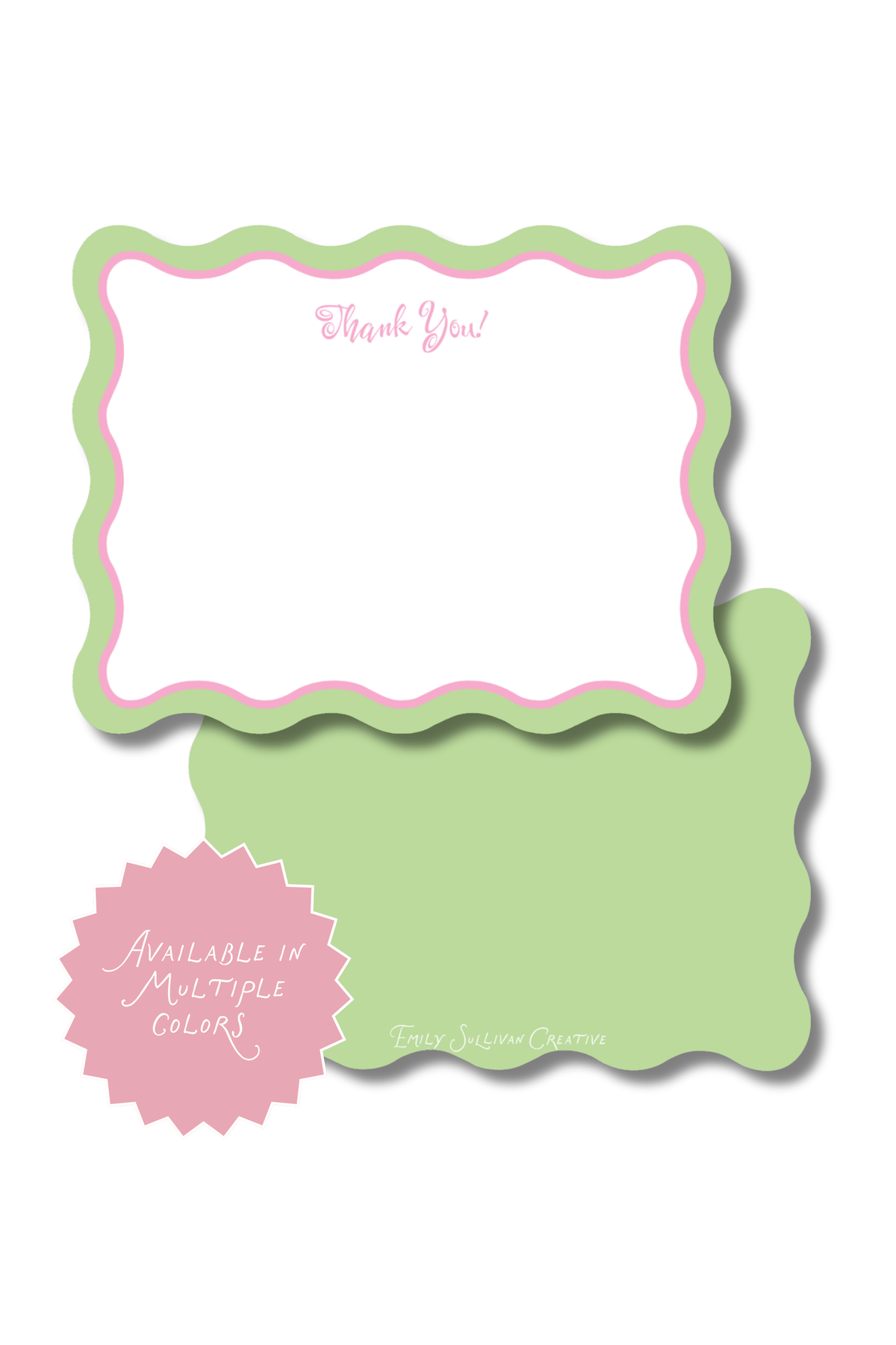 Funky Wave Thank You Note