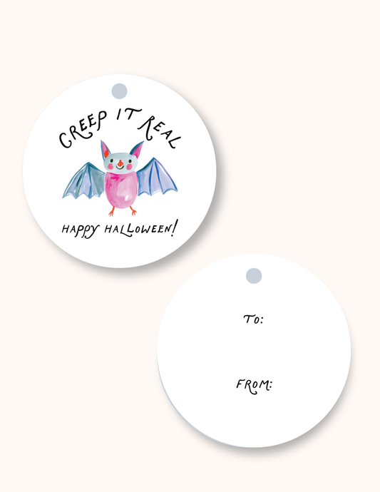 Creep It Real Halloween Tag