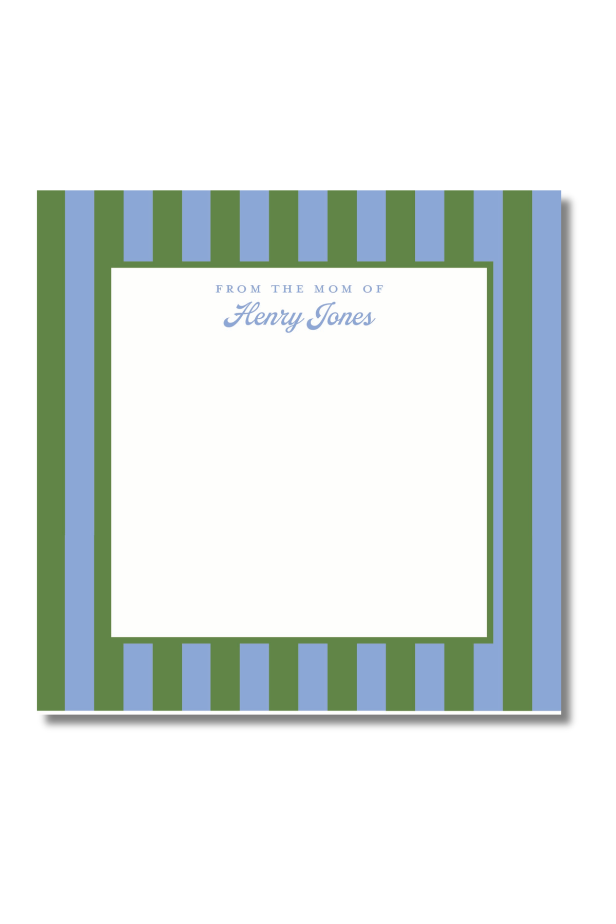 Classic Stripe Notepad