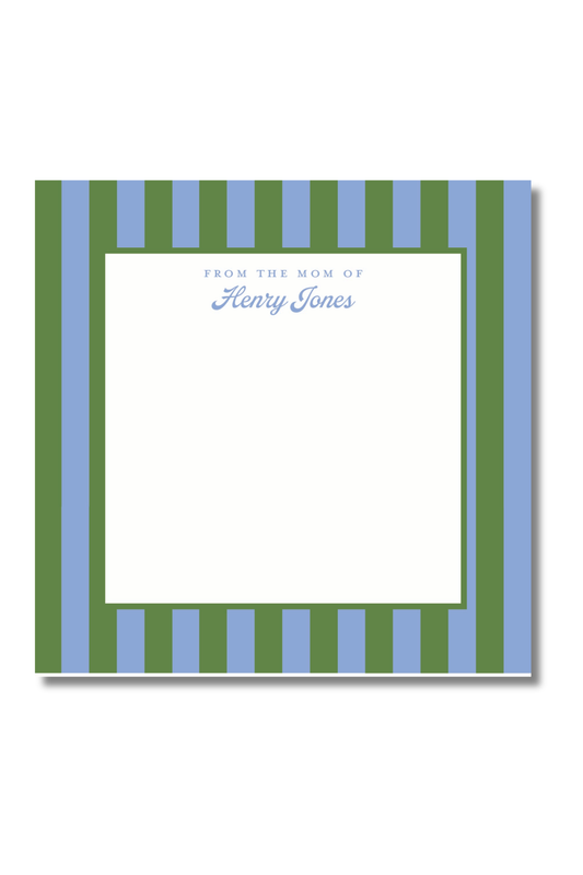 Classic Stripe Notepad